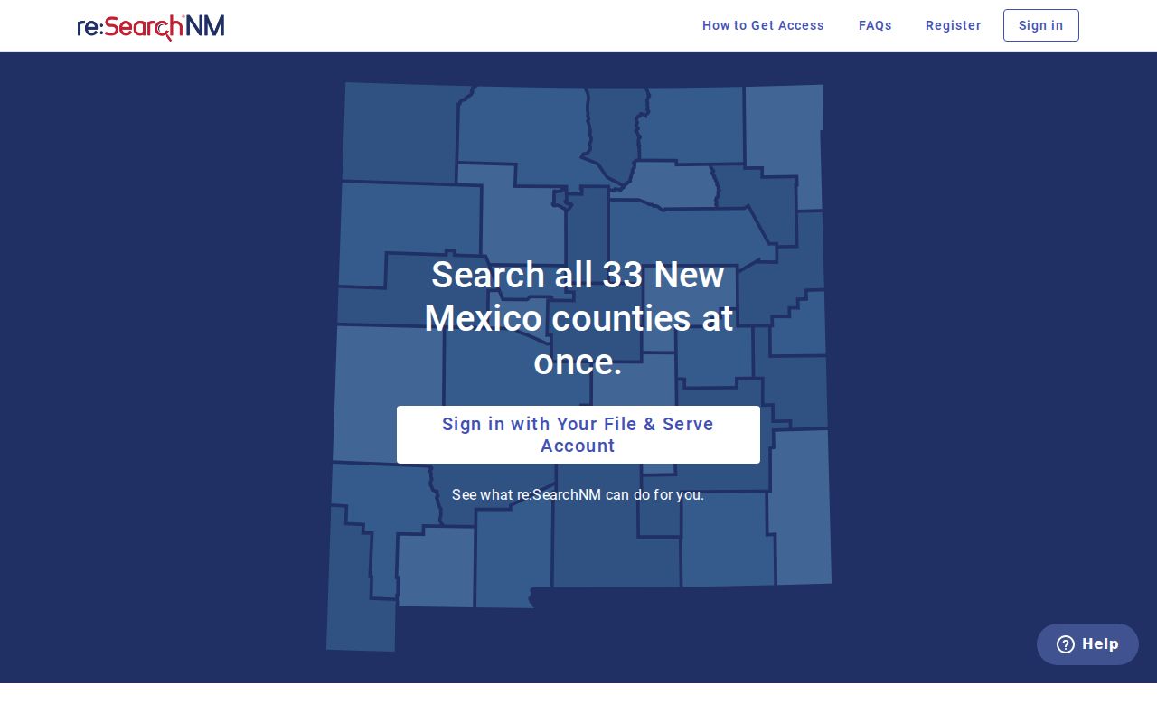 Clovis resident lookup re:SearchNM registered court portal